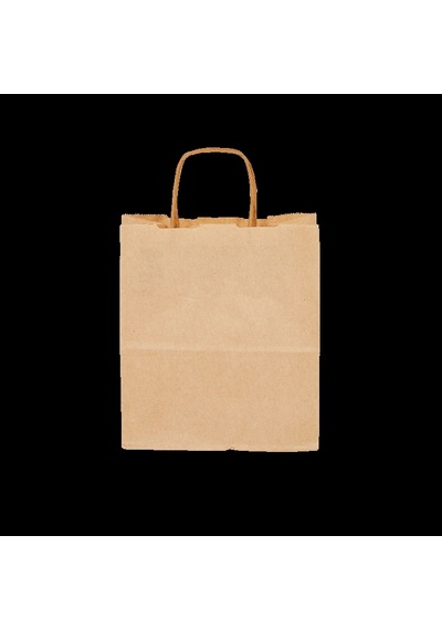 Kraft Renk Çanta Burgu Saplı 33x20x33 -25 Adetli