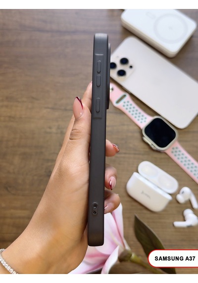 Samsung Galaxy A37 Uyumlu Kamera Korumalı Darbeye Dayanıklı Renk Atmayan Keep Silikon Kılıf Siyah