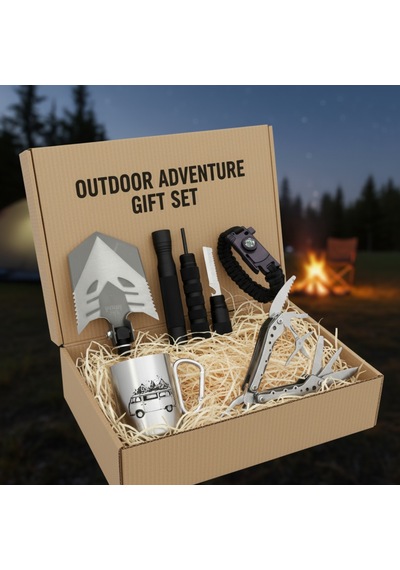 Dağcılar Ve Kampçılar İçin 4 Lü Outdoor Macera Seti