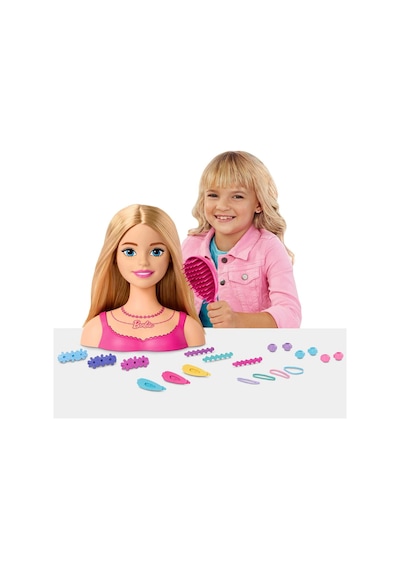 Hmd88 Barbie Saç Tasarımı Büstü - Sarı Saçlı