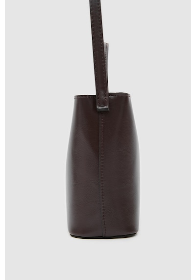 Shule Bags Amore Minimal Çapraz Çanta Koyu Kahve Kahverengi