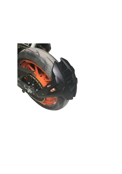 GP Kompozit KTM Duke 250 / 390 2011-2024 Uyumlu Arka Çamur Sıyırıcı Siyah