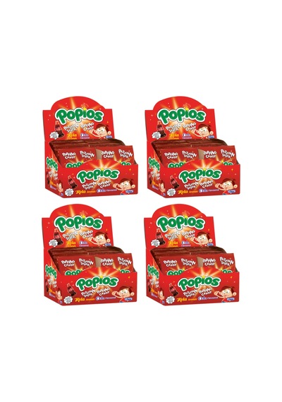 Hleks Patlayan Şeker Papios 40 Adet Kolalı 4 Paket