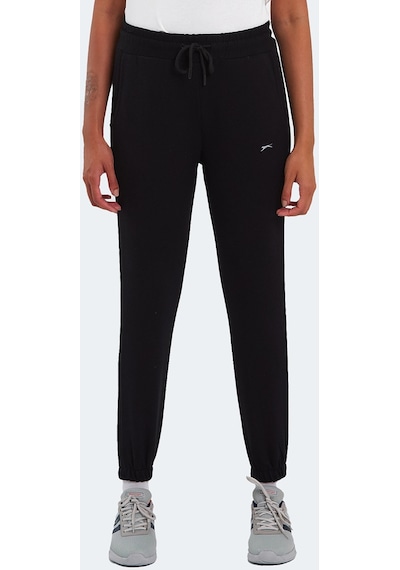 Slazenger KINO Kadın Cepli Siyah Eşofman Altı