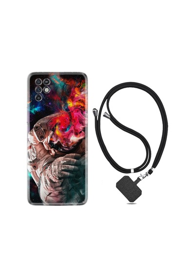 Realme C21Y Kılıf Resimli Silikon Black In The Woman 1367
