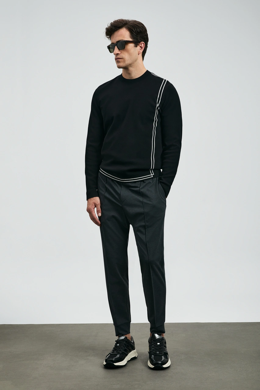 Lufian Pıto Jogger Pantolon Slim Fit Antrasit Antrasit 112190335100110 Antrasit