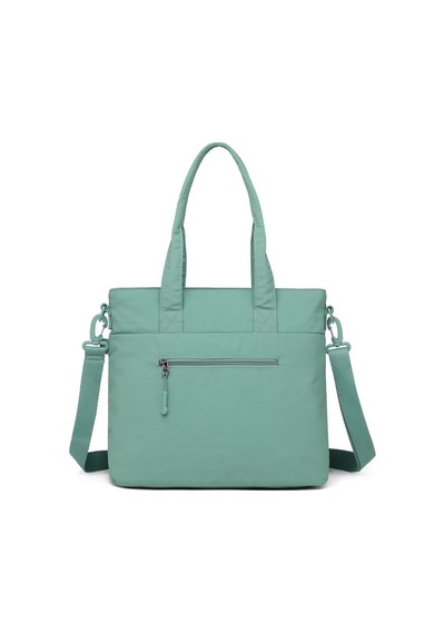 Smart Bags Mikro Poly Kumaş Büyük Boy Kadın Omuz Çantası 3345 Mint