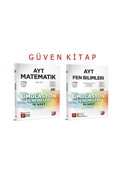 3d Yayınları Ayt Matematik Fen Deneme Seti