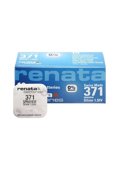 Renata 371 Sr920sw 1.55v Alkalin Saat Pili 10 Adet Evimdeyokyok