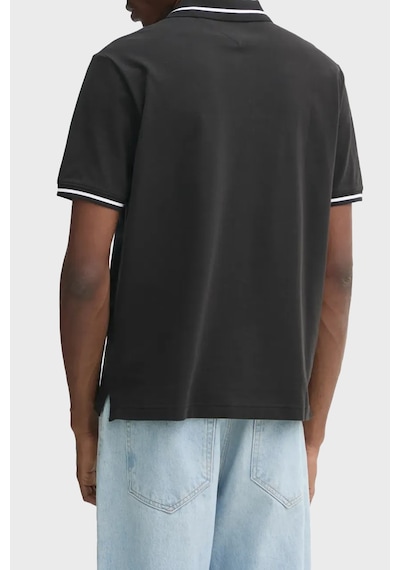 Tommy Jeans Erkek Polo Yaka T Shirt Dm0dm20745 Pt2 Koyu Gri Koyu Gri