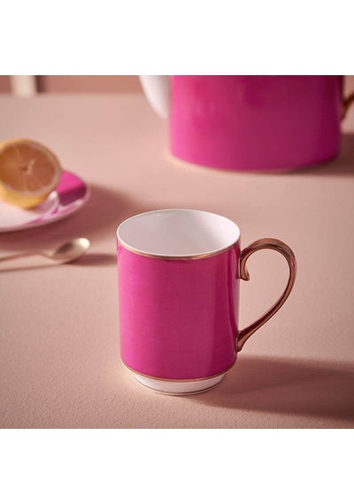 Pembe Porselen Kupa 250 Ml