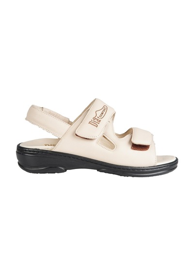 Ortopedik Kadın Sandalet Krem Dia 020-85