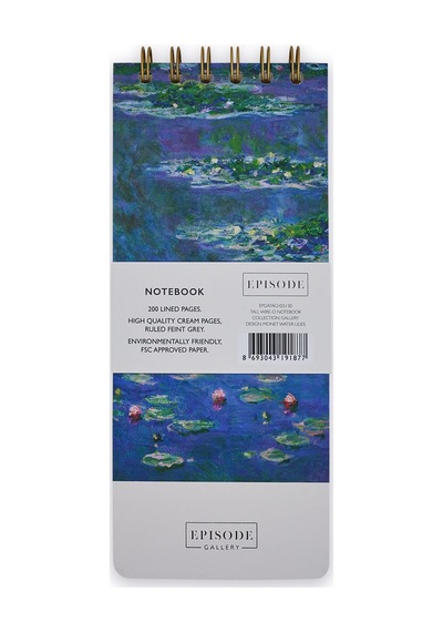 15x21 Spiralli Gallery - Monet Water Lilies Çok Renkli