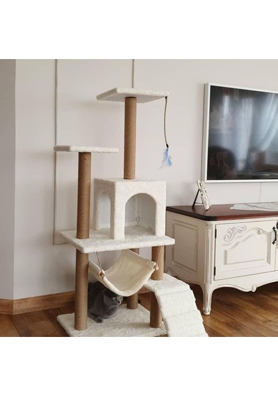 Pethomealpi Kedi Tırmalama Evi 125 CM