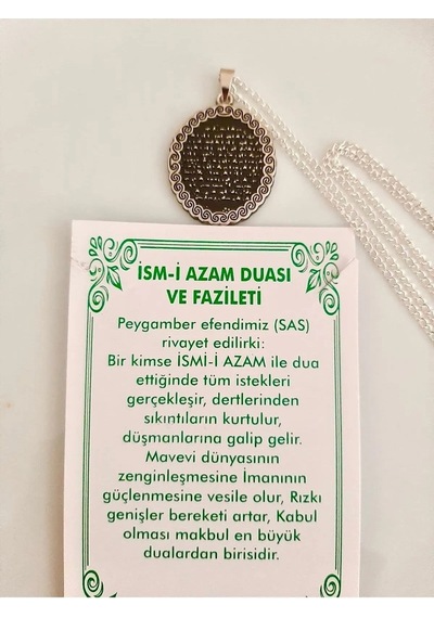 Ism-i Azam Duasi Ve Fazileti Kolye
