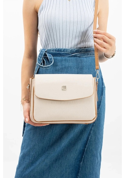 Just Polo Kadın Büyük Boy Ayarlanabilir Askılı Lüks El Ve Omuz Çantası Ebat : 29 X 19 Cm Krem - Camel 59660840