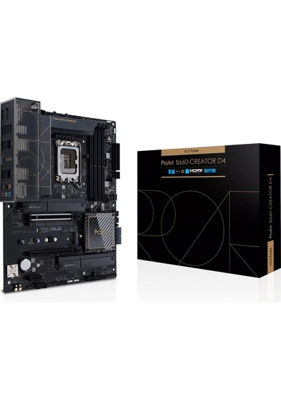 Asus ProArt B660-Creator D4 5333 MHz (OC) DDR4 Soket 1700 ATX Anakart