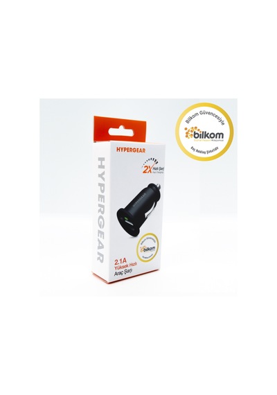 Hypergear 2.1A 2X Hızlı Araç Şarj Aleti Set Lightning Kablo Siyah