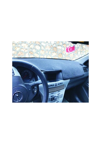 Opel Astra H Modellerine Uygun Torpido Koruma Halısı Siyah Kenar Renk Mavi