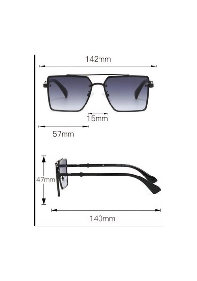 Erkek Uv-400 Korumalı Erkek Güneş Gözlüğü Lacivert - 722507265 Gümüş