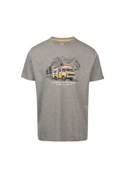 Trespass Trespass Tokso - Casual Printed Tshirt Erkek Tişört Grm Gri