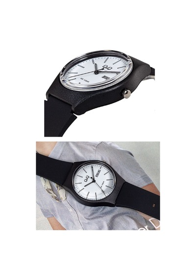 Q&Q QCG21201 Su Geçirmez Çift Takvimli Unisex Kol Saati