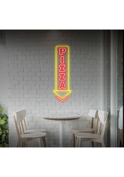 Pizza Yazılı Neon Tabela Kırmızı
