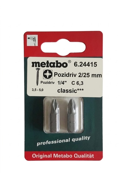 Metabo 24415 Pz 2x25 Bits Uç 2 Adet