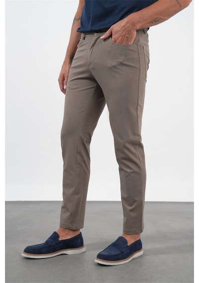 İmza Vizon Yan Cep Örme Slim Fit Casual Pamuklu 5 Cep Pantolon 1003260906 İmza Vizon Yan Cep Örme Slim Fit Casual Pamuklu 5 Cep Pantolon 1003260906