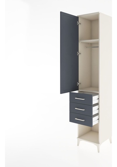 Hyperion Dolap 2 Raflı 3 Çekmeceli Tek Kapaklı 44x44x221 Ayta... Aytaşı