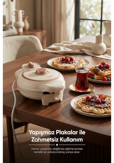Fressi FR-TM59 1000 W Tost Ve Waffle Makinesi