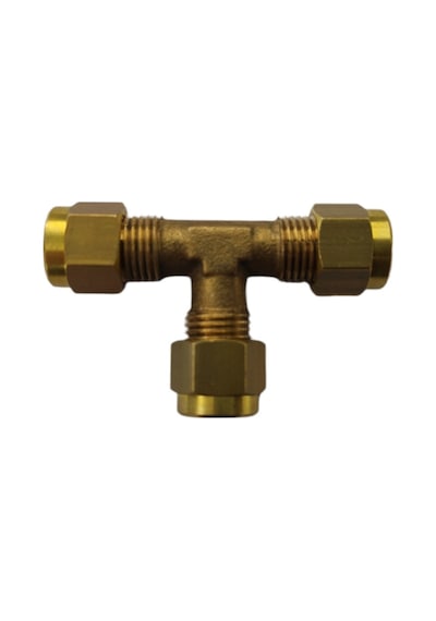Bakır Boru Birleştirme T Aparatı 6 Lık (6x6x6mm)