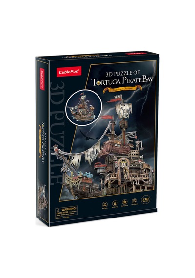 Cubic Fun Tortuga Korsan Koyu 3D Puzzle T4039h