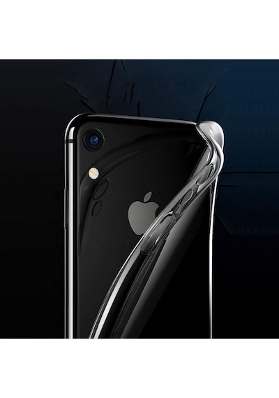 Apple Uyumlu iPhone Xr Kilif Seffaf Silikon Kamera Korumali 3D Tipali 390785808