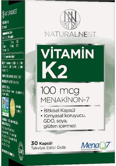 Naturalnest Vitamin K2 30 Kapsül
