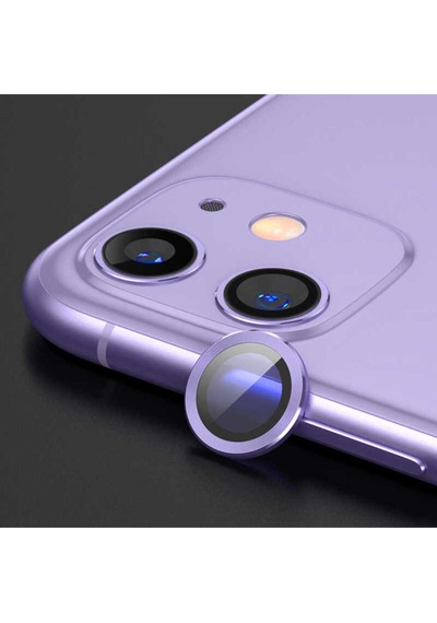 İphone 11 Uyumlu Blt Cl-07 Kamera Lens Koruyucu-mor Mor