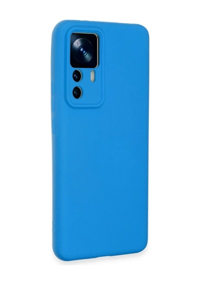 Xiaomi Mi 12t Pro Uyumlu Kılıf Nano İçi Kadife Silikon - Mavi