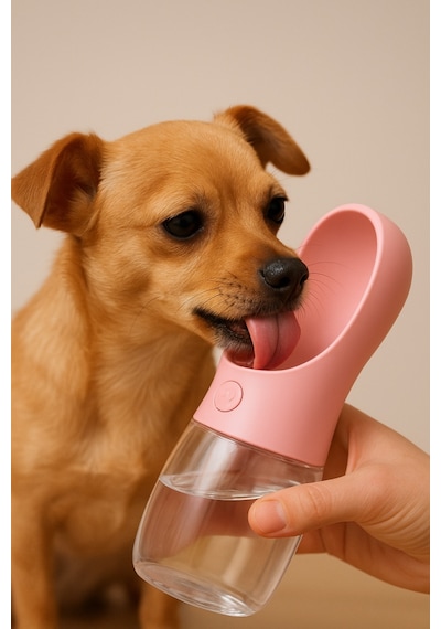 Runaway Taşınabilir Köpek Su Matarası - Sızdırmaz 350 Ml