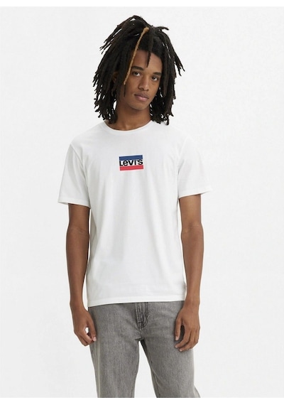 Levi's Erkek Bisiklet Yaka Beyaz T-shirt - A2823-0189 001