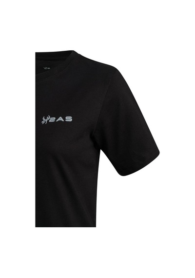 2as Alıce Kadın Yuvarlak Yaka T-shirt Siyah