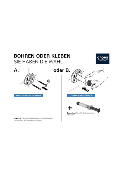 Grohe Yuvarlak Havluluk Baucosmopolitan Krom - 40460001 Çok Renkli