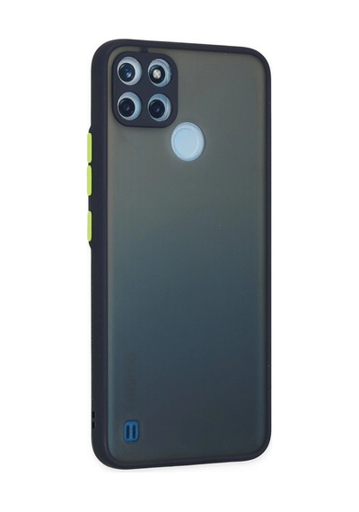 Newface - 161 - Realme C21y Kılıf Montreal Silikon Kapak - Csmo-tex - - Lacivert