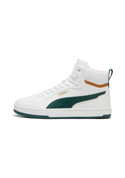 Puma Caven 2.0 Mid Beyaz Erkek High Sneaker Beyaz-k Yesıl Çok Renkli