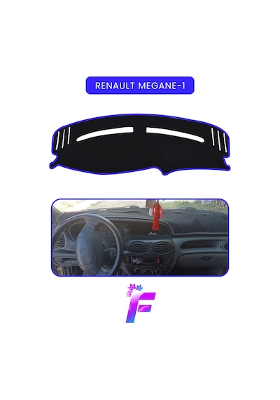 Renault Megane 1 Araca Özel Torpido Örtüsü Ön Göğüs Kılıfı Tam Koruma Oto Aksesuar A53 Torpido Halısı