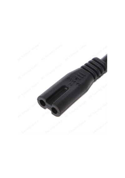 C8 Teyp-Işıldak-Playstation 2/3/4 Power Güç Kablosu