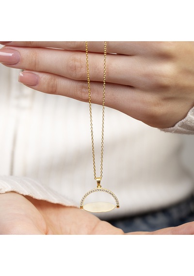 Tesbihane Zirkon Taşlı Yuvarlak Model Gold Renk Kişiye Özel İsim Harf Yazılı 925 Ayar Gümüş Kadın Kolye Tesbihane Zirkon Taşlı Yuvarlak Model Gold Renk Kişiye Özel İsim Harf Yazılı 925 Ayar Gümüş Kadın Kolye