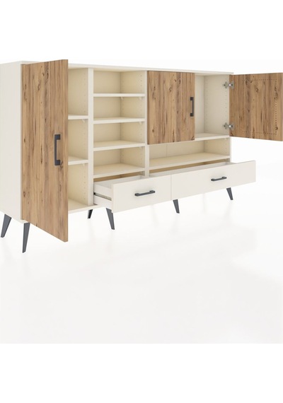 Arges Konsol 8 Raflı 2 Çekmeceli 3 Kapaklı 176x30x99 Aytaşı-çam/aytaşı Atlas Çam/aytası - Aytası Arges Konsol 8 Raflı 2 Çekmeceli 3 Kapaklı 176x30x99 Aytaşı-çam/aytaşı Atlas Çam/aytası - Aytası