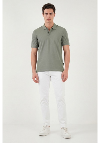 Buratti Erkek Polo Yaka T Shirt 5902127 Açık Yeşil Açık Yeşil