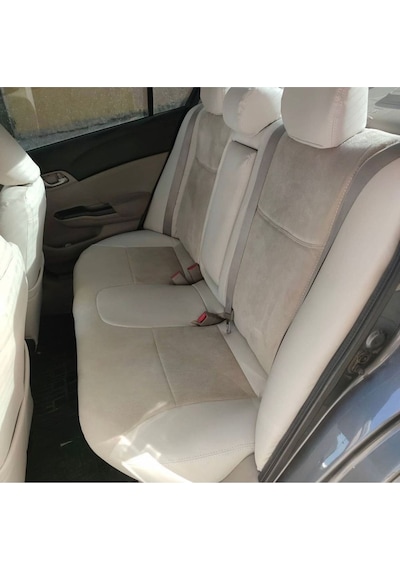 Honda Fd7 Uyumlu Arka Sırt Kolcaklı Model Krem Taytüyü Krem Deri Karışımı