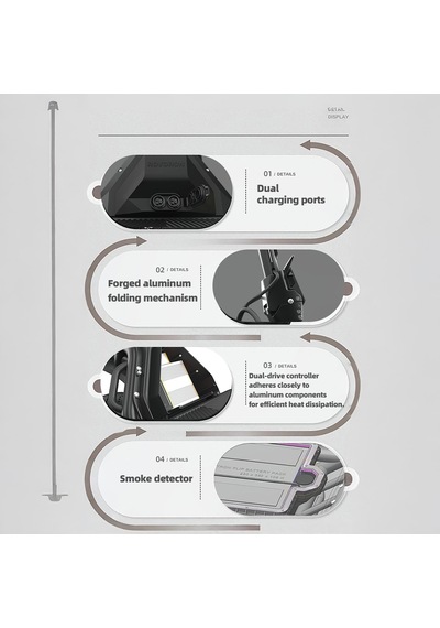 Rovoron R7 Elektrikli Scooter 3.000 Watt 65 Km/s Menzil 120 Km Mavi